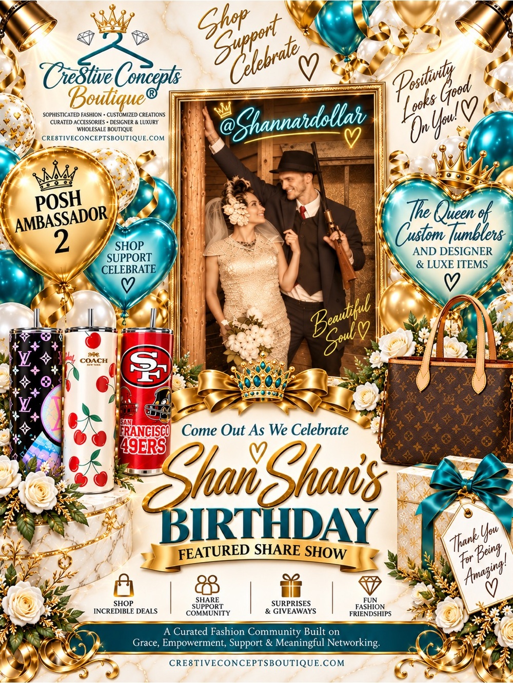 TBD💎 @Shannardollar’s Birthday Show 💎 Stay Tune & Connected for Date…..